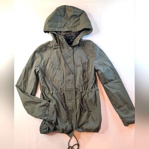70.Streetwear Society Green Hooded Jacket(Junior)